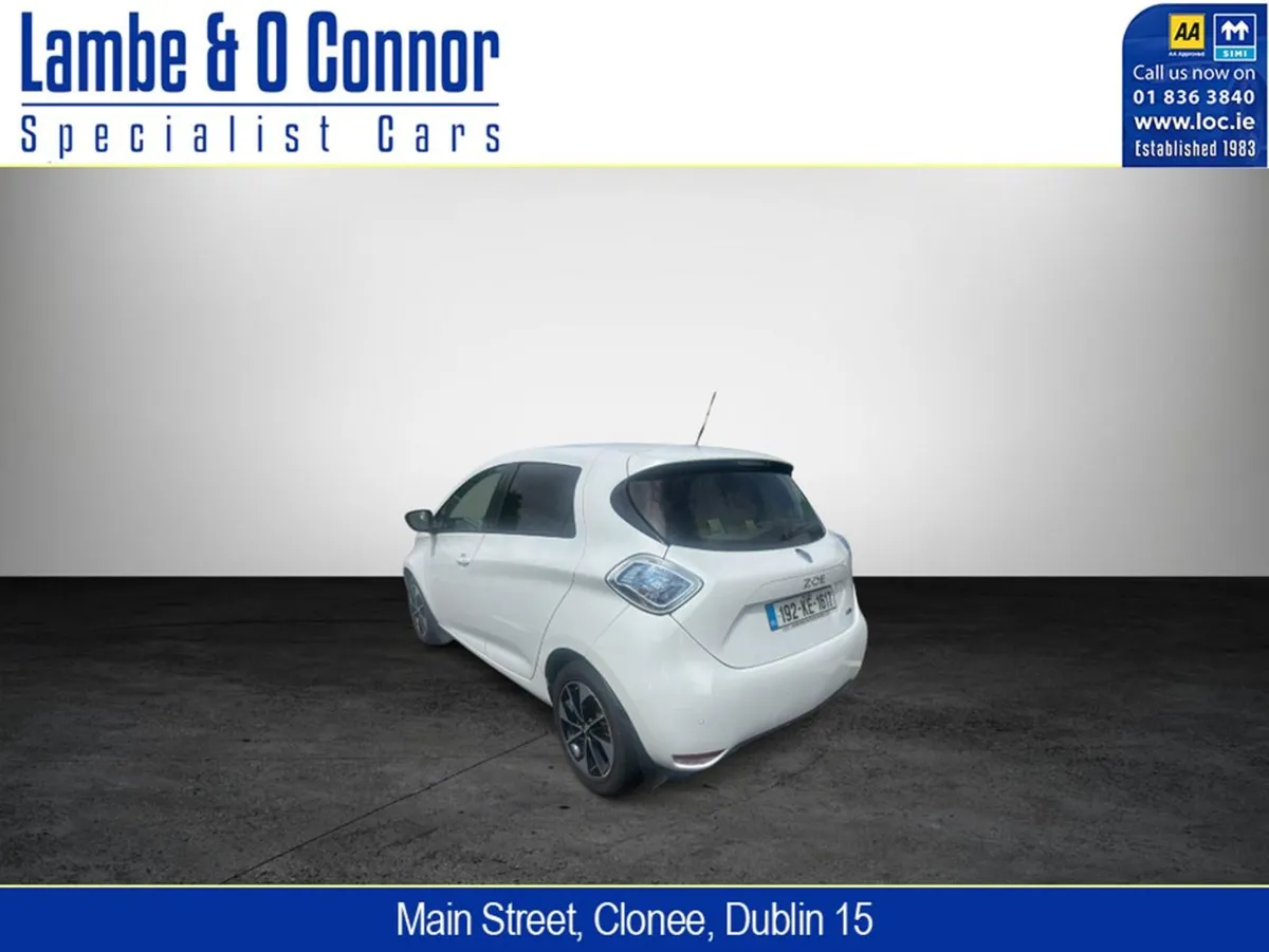 Renault Zoe Dynamique 2 Seater Commercial Low KMS - Image 2