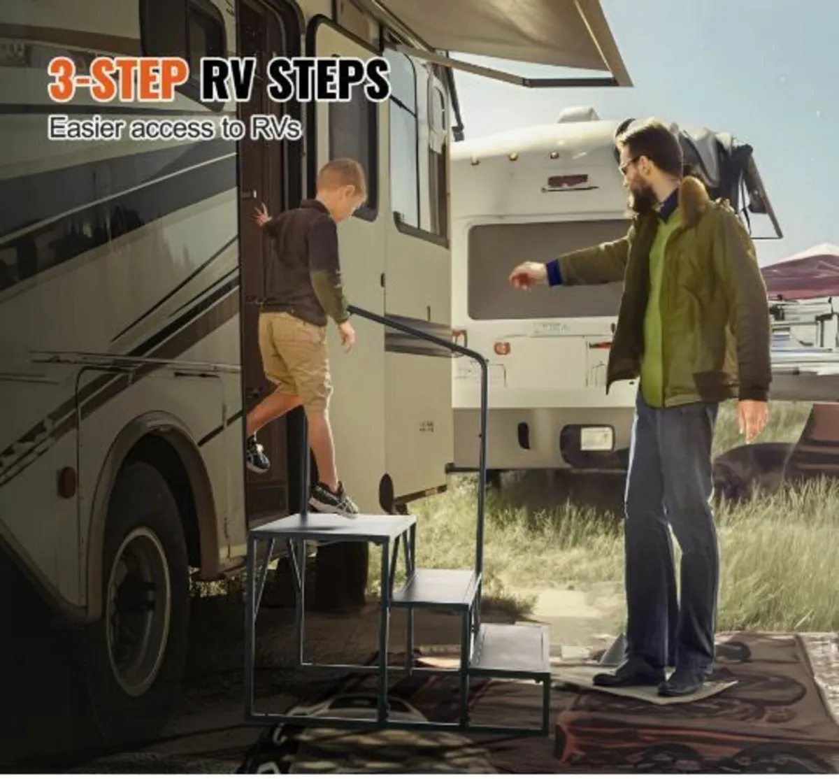RV Steps, 3-Step RV Stairs - Image 2