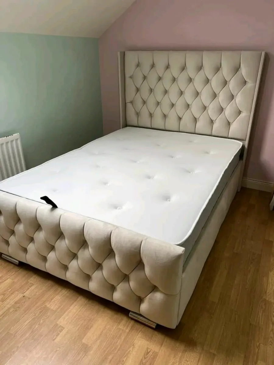 New Ottoman Storage Bed Double 4ft Bed King Bed - Image 3