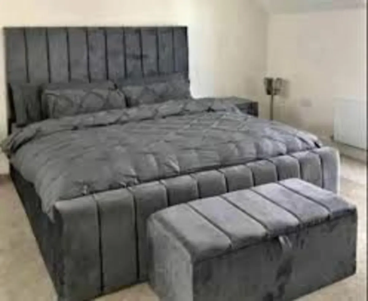 New Ottoman Storage Bed Double 4ft Bed King Bed - Image 3