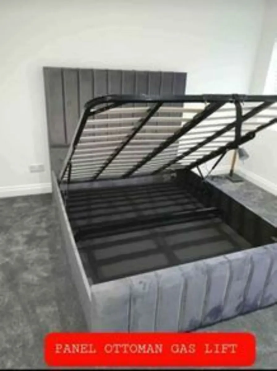 New Ottoman Storage Bed Double 4ft Bed King Bed - Image 2
