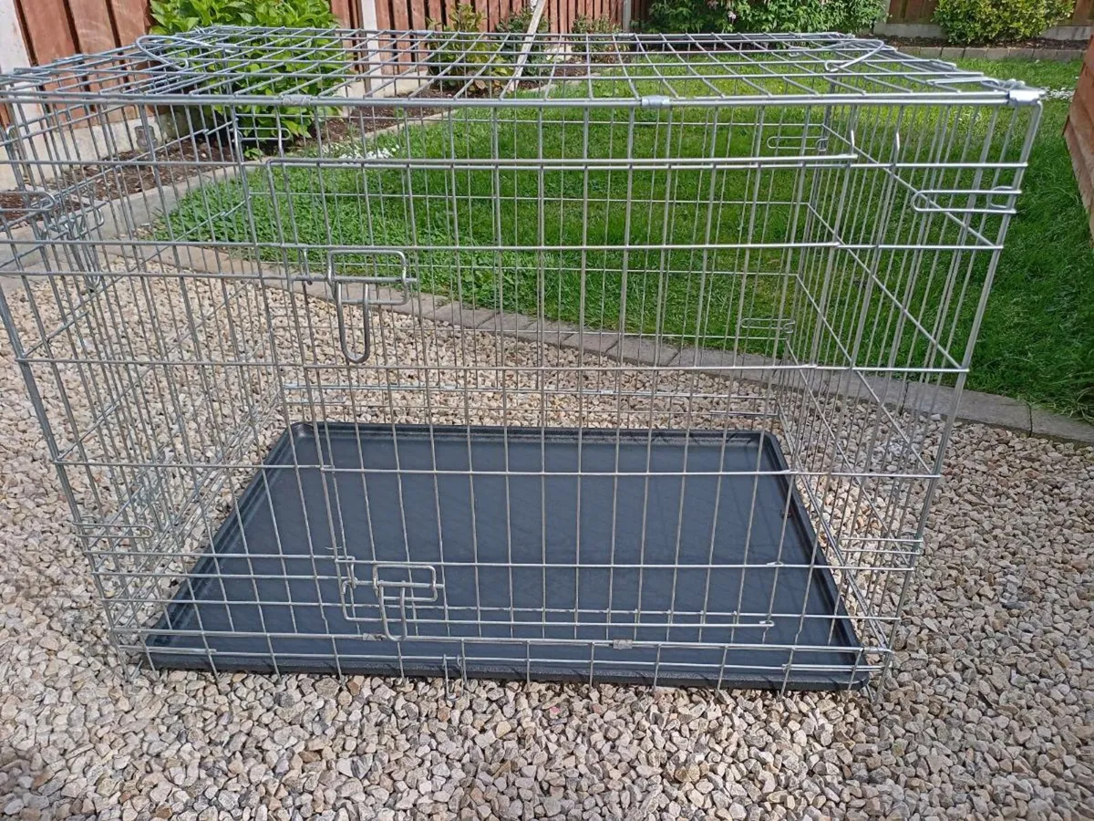 Large dog travel cage. - Image 3