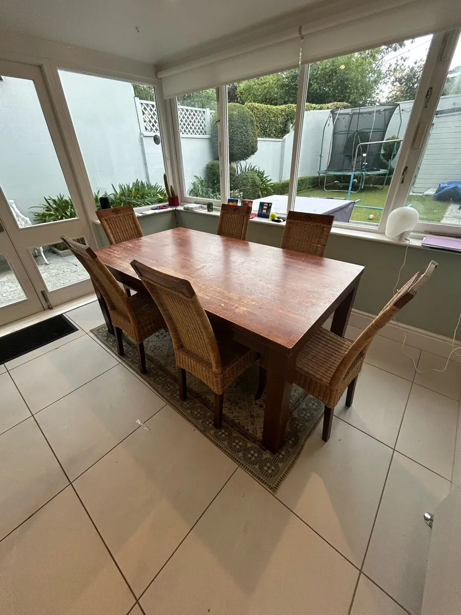 Dinning table & chairs - Image 2