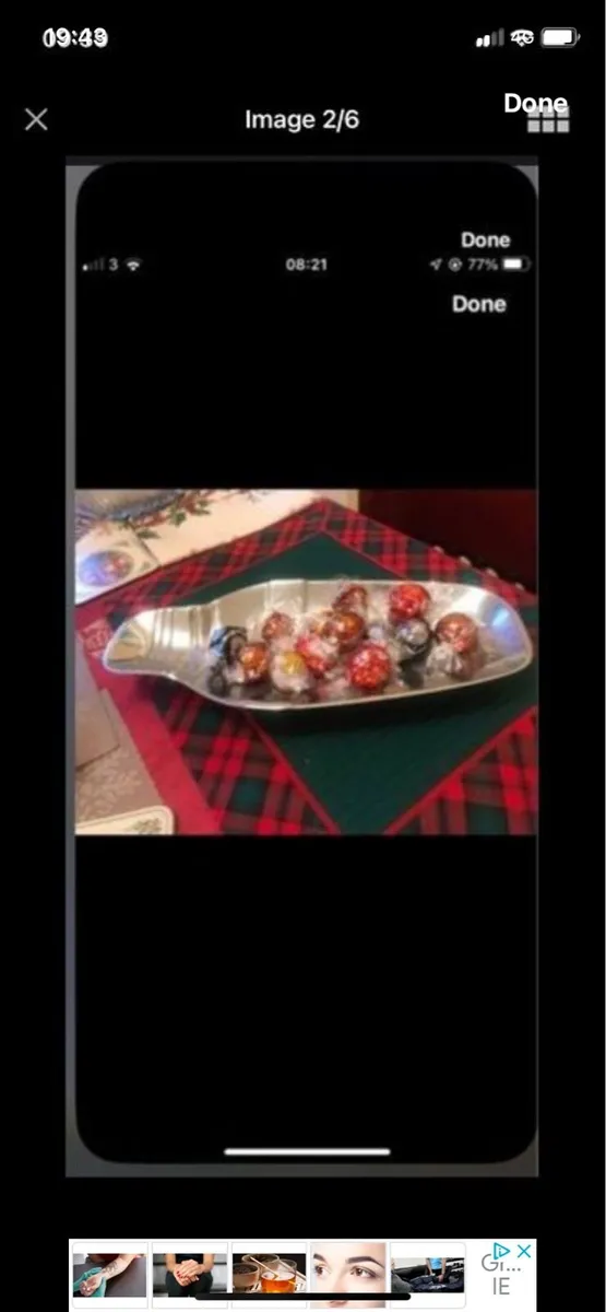 Mariposa Aluminium Serving Tray - Image 1