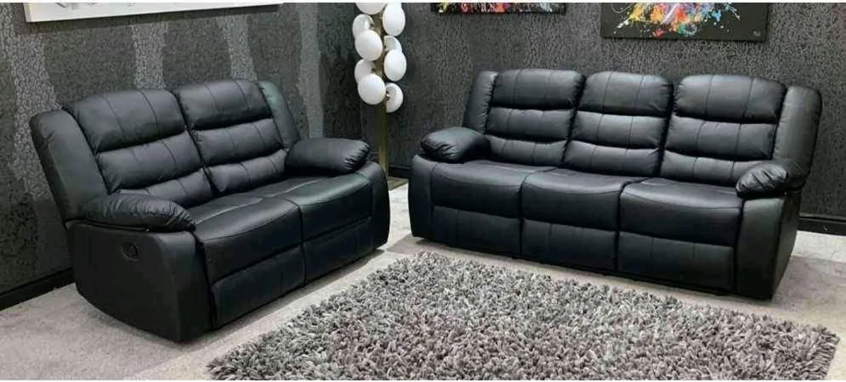 "Leather Sofas corner" - Image 2