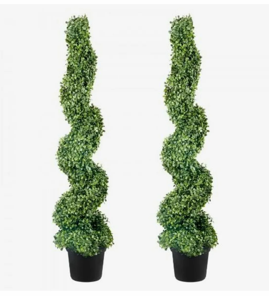 Artificial Topiaries Boxwood Trees, 4ft - Image 1