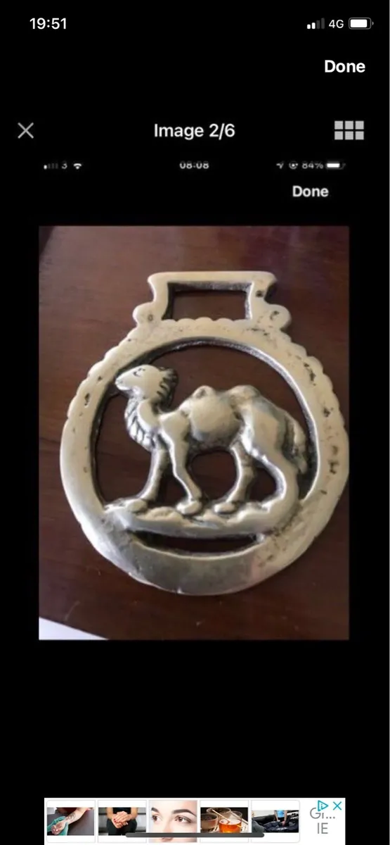 Vintage Brass Camel Bottle Opener - Image 2