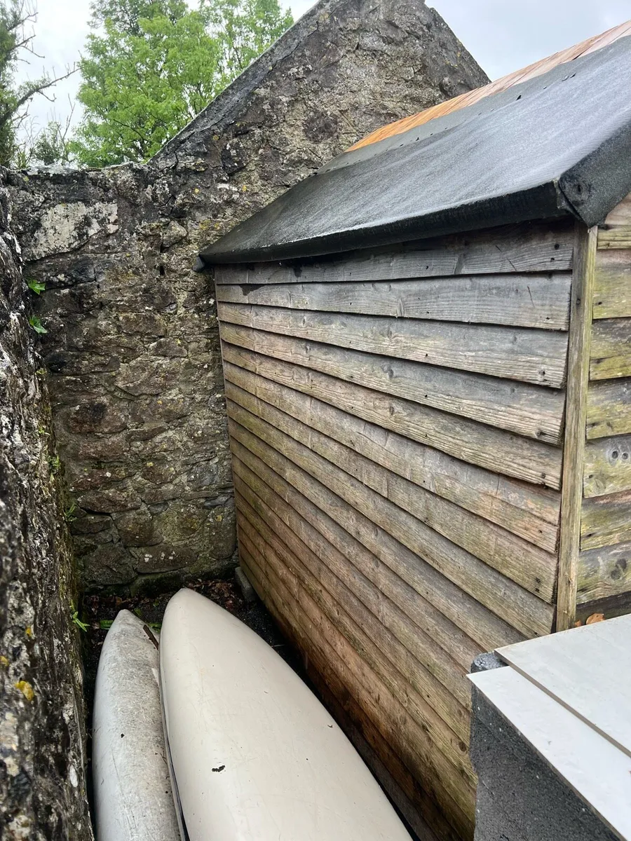Garden shed, 6ft front, 8ft deep. Used - Image 3
