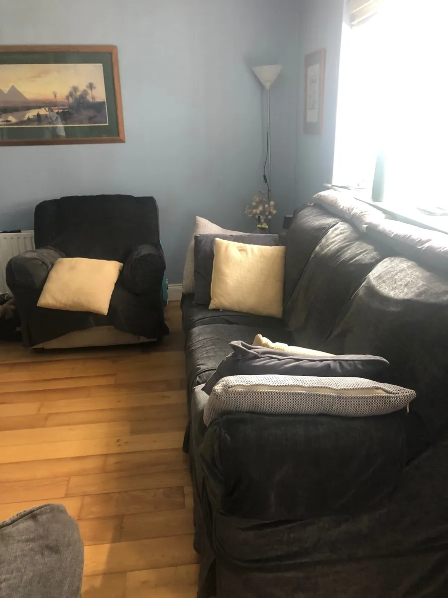 Three Seater Couch and Single Chair - Image 3