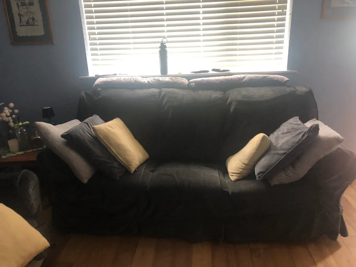 Three Seater Couch and Single Chair - Image 1