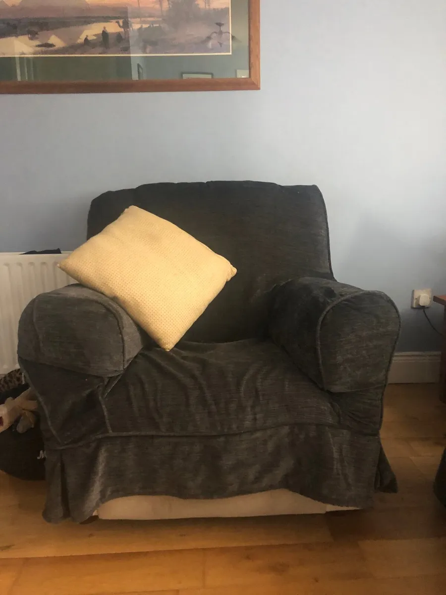 Three Seater Couch and Single Chair - Image 4