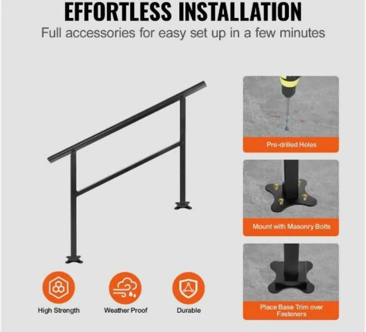 Handrail Banister Outdoor Stairs - Image 2