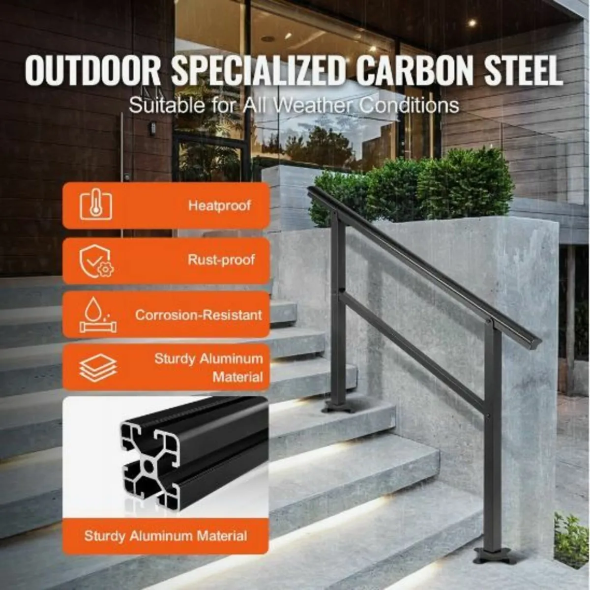 Handrail Banister Outdoor Stairs - Image 3