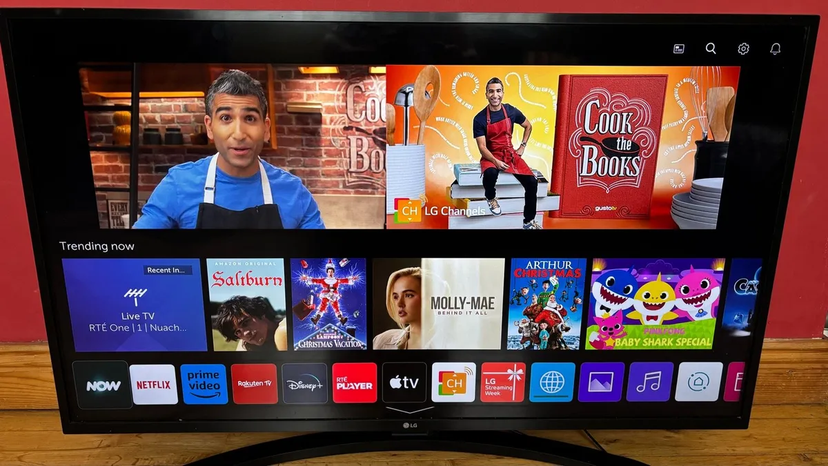 43" LG 4K Ultra HD HDR LED Smart TV - Image 1