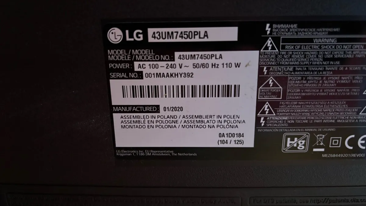 43" LG 4K Ultra HD HDR LED Smart TV - Image 4
