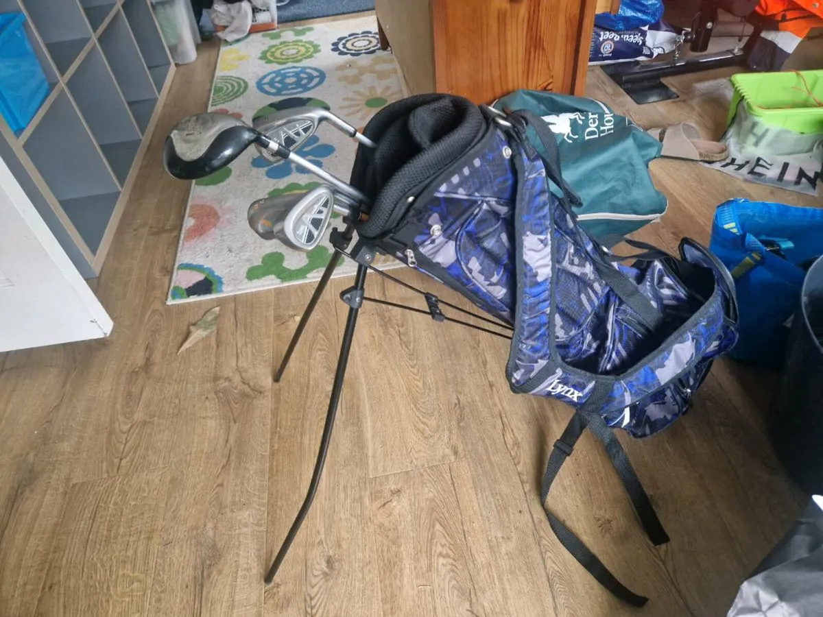 Golfbag and clubs - Image 3
