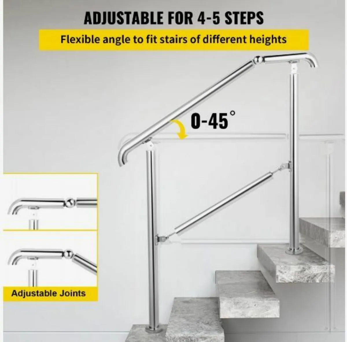 5 Step Railing Stainless Steel - Image 3