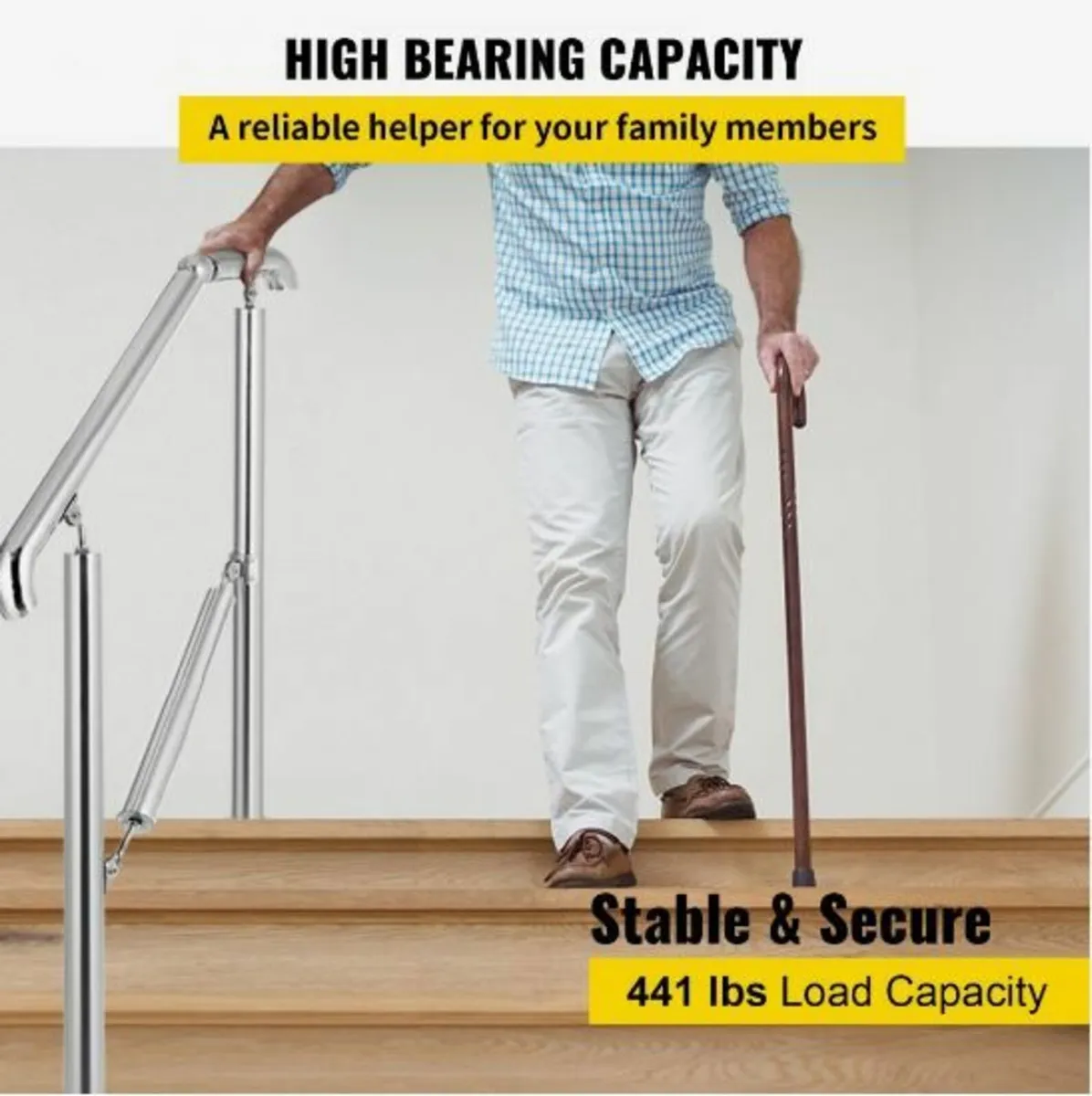 5 Step Railing Stainless Steel - Image 4