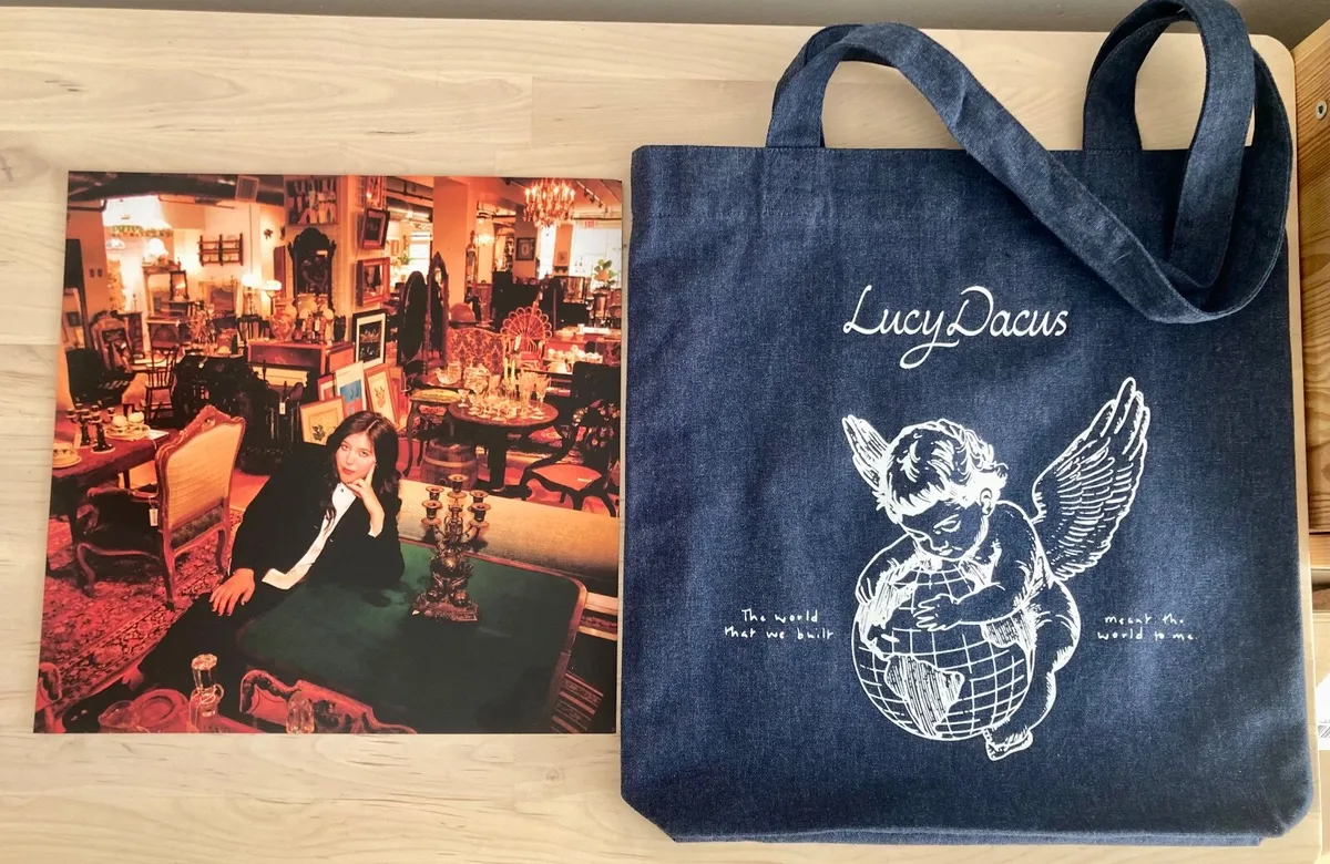 Lucy Dacus Listening Party Lithograph & Tote Bag - Image 1