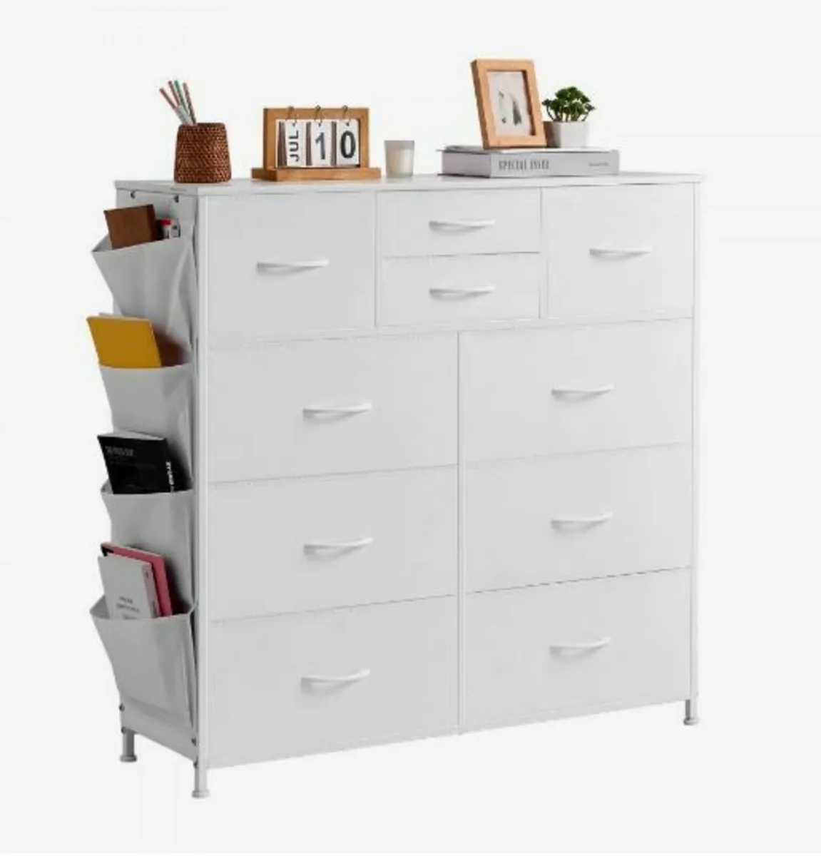 10 Drawer Dresser Fabric Storage Drawers - Image 2