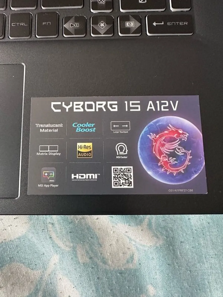Cyborg 15 A12V Gaming Laptop - Image 2