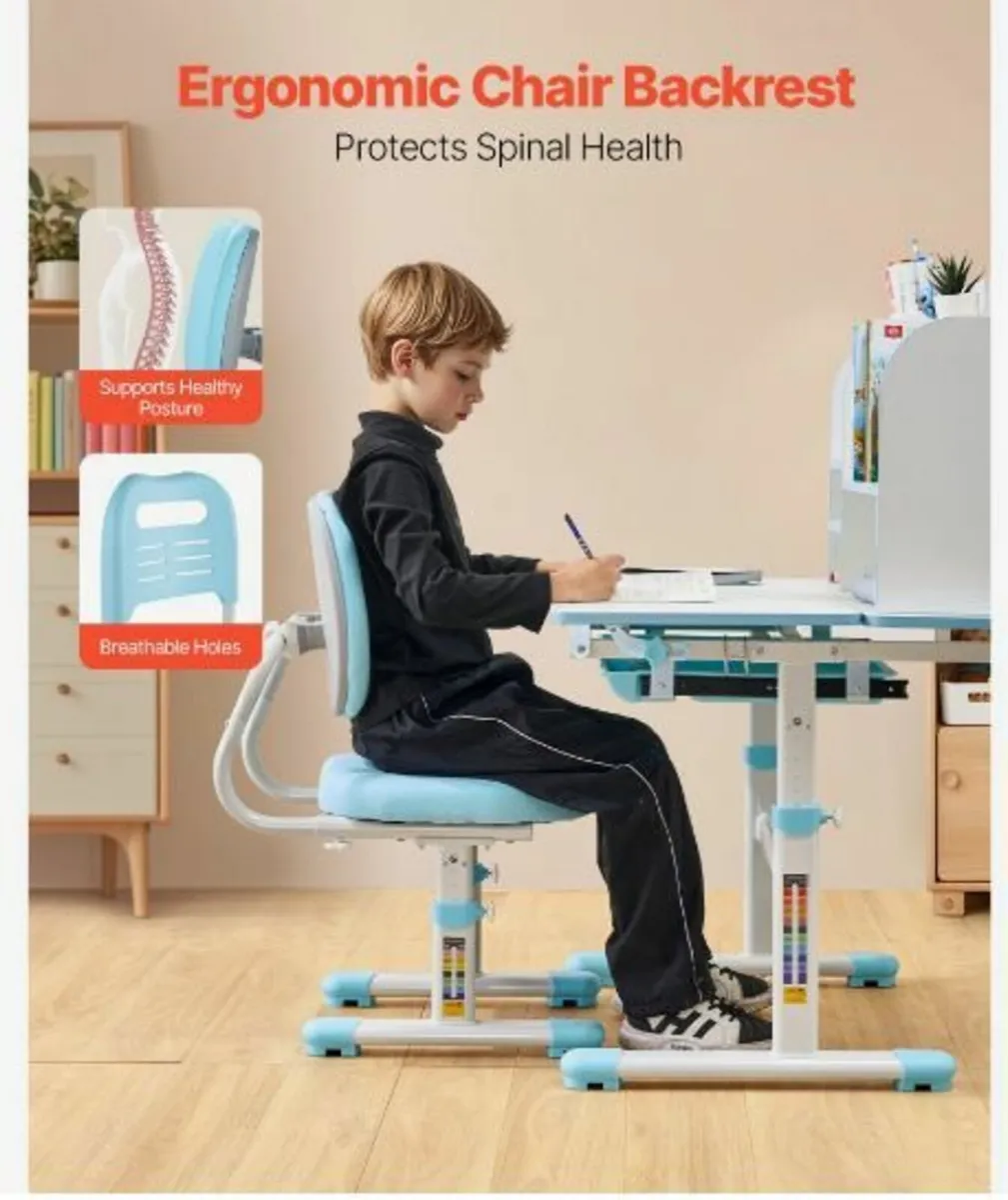 Kids Study Chair and Desk - Image 2