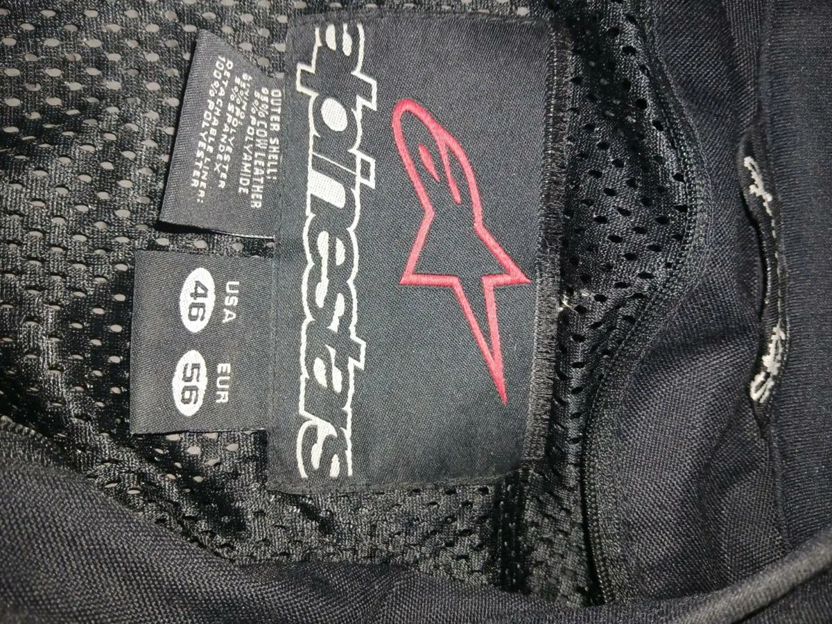 Alpinestars leather jacket. - Image 4
