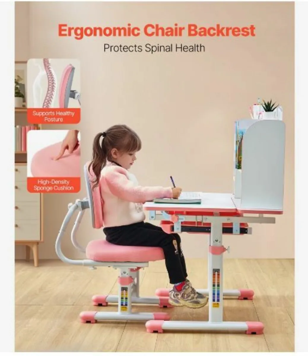 Kids Study Chair and Desk - Image 2