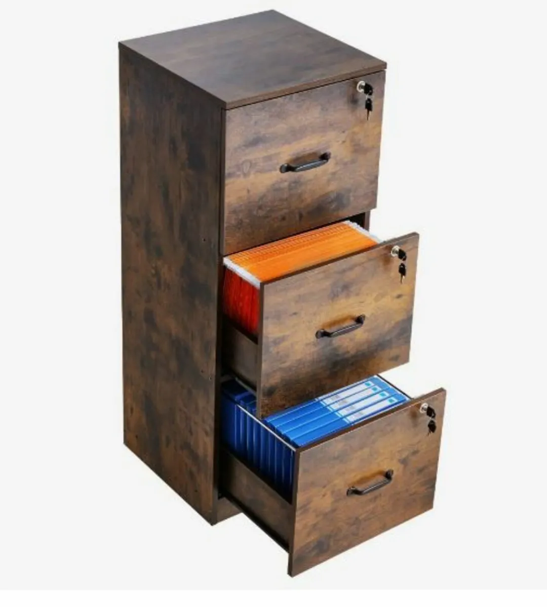 3 Drawer File Cabinet - Image 1