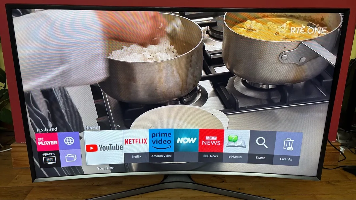48” Samsung curved Smart TV - Image 1