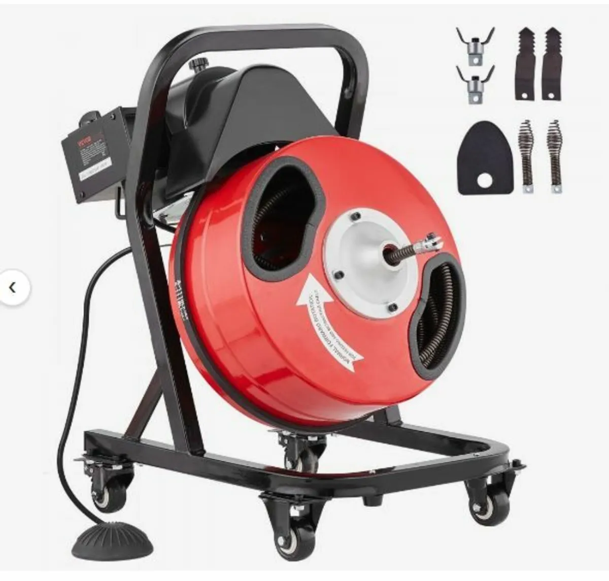 Drain Cleaner Machine 50FT x 1/2 Inch - Image 1