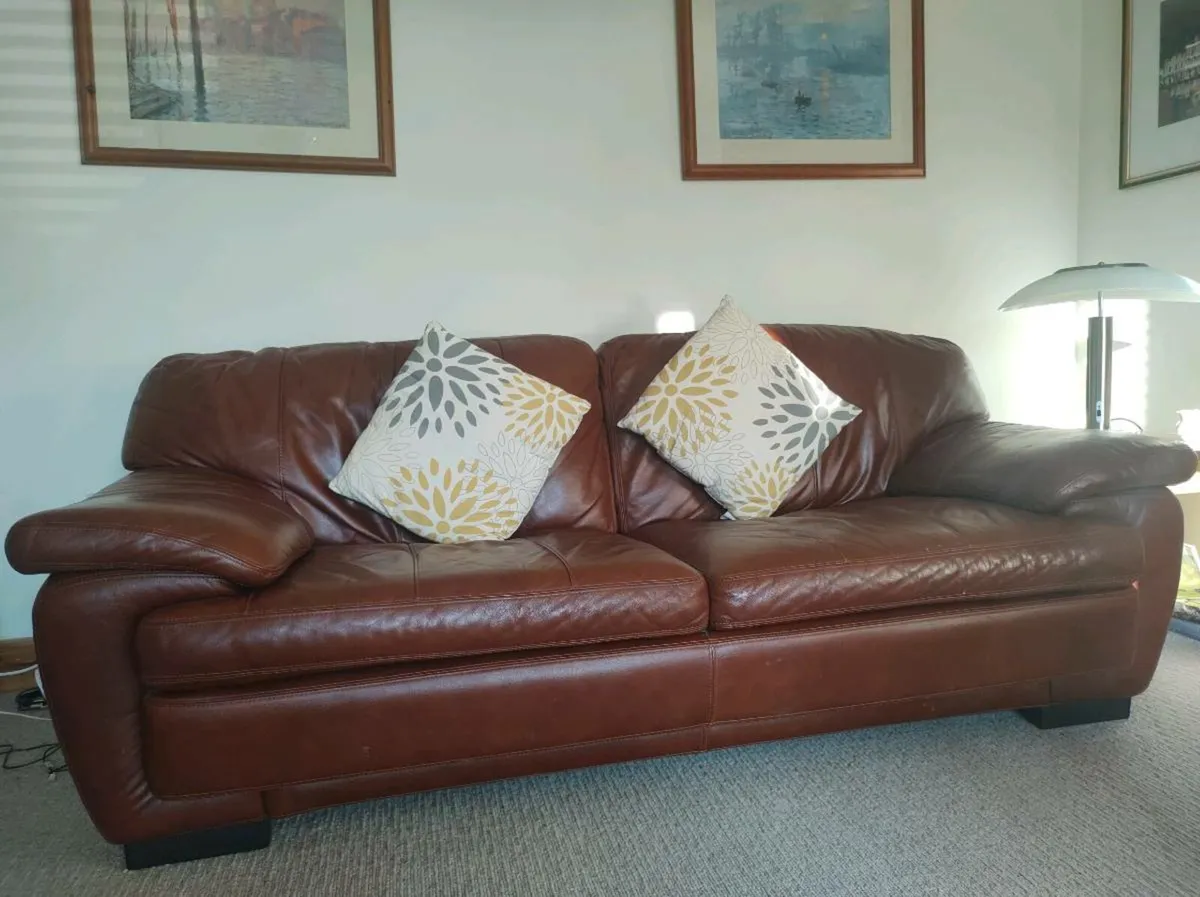 Leather Sofas - Image 1