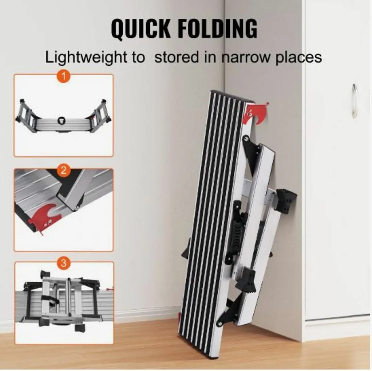 Folding Work Platform, 660 lbs Load Capacity - Image 3
