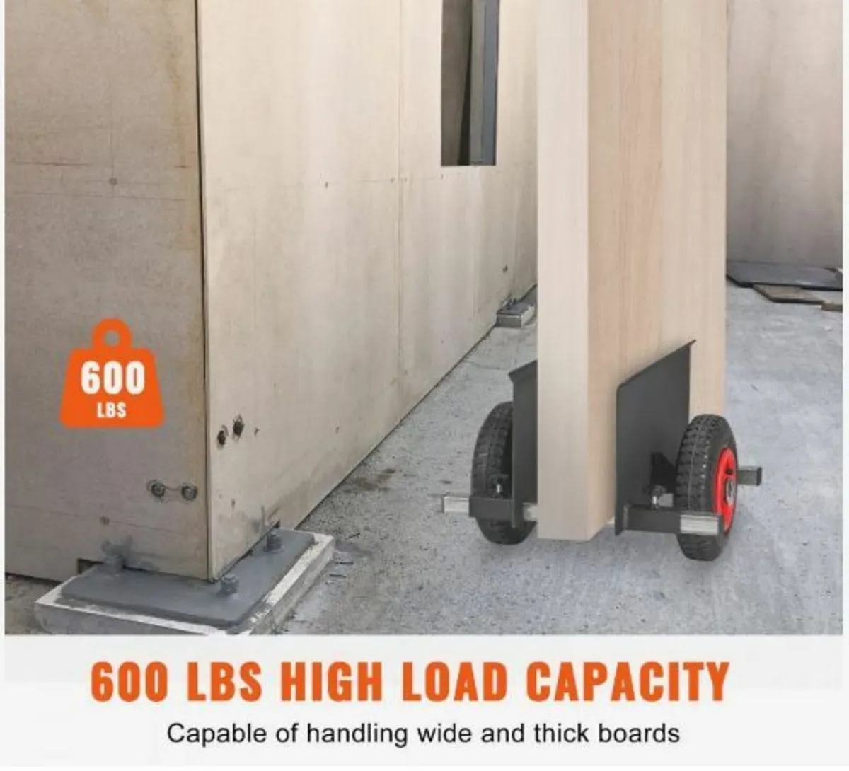 Panel Dolly 600 lbs Drywall Door Cart - Image 3