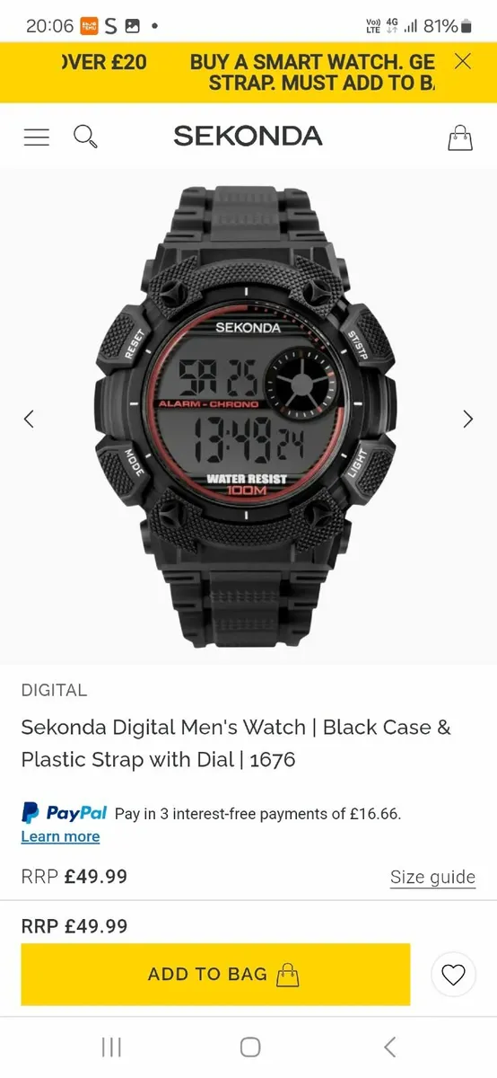 Sekonda digital mens watch - Image 1