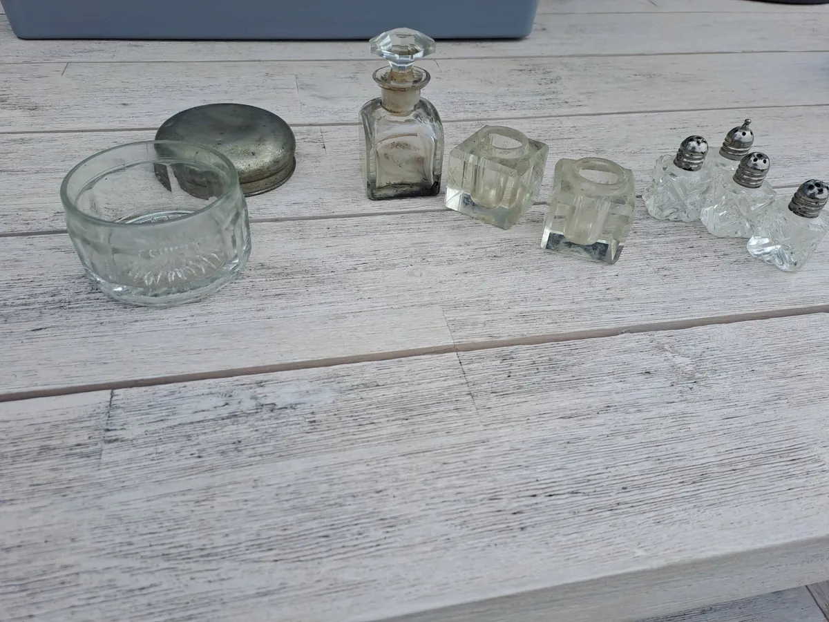 Vintage glass items