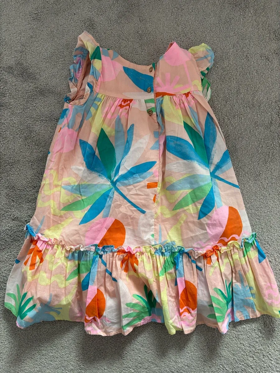 Marks & Spencer Pink and blue summer dress. - Image 2
