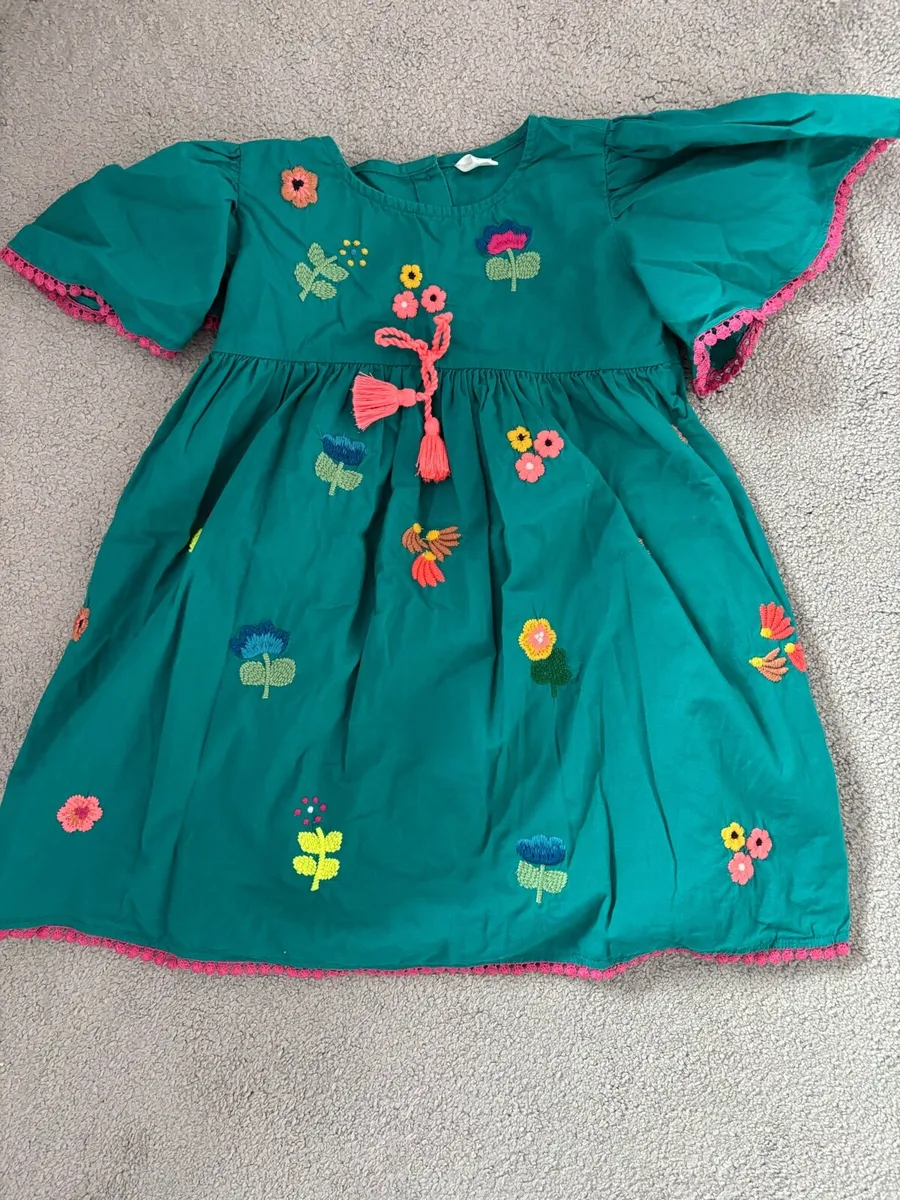 Next Cute green cotton dress. - Image 2