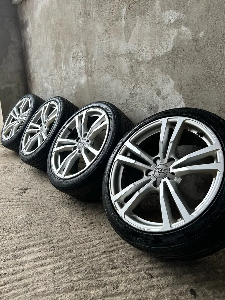 18” AUDI A3 S-LINE ALLOY WHEELS & TYRES - Image 1