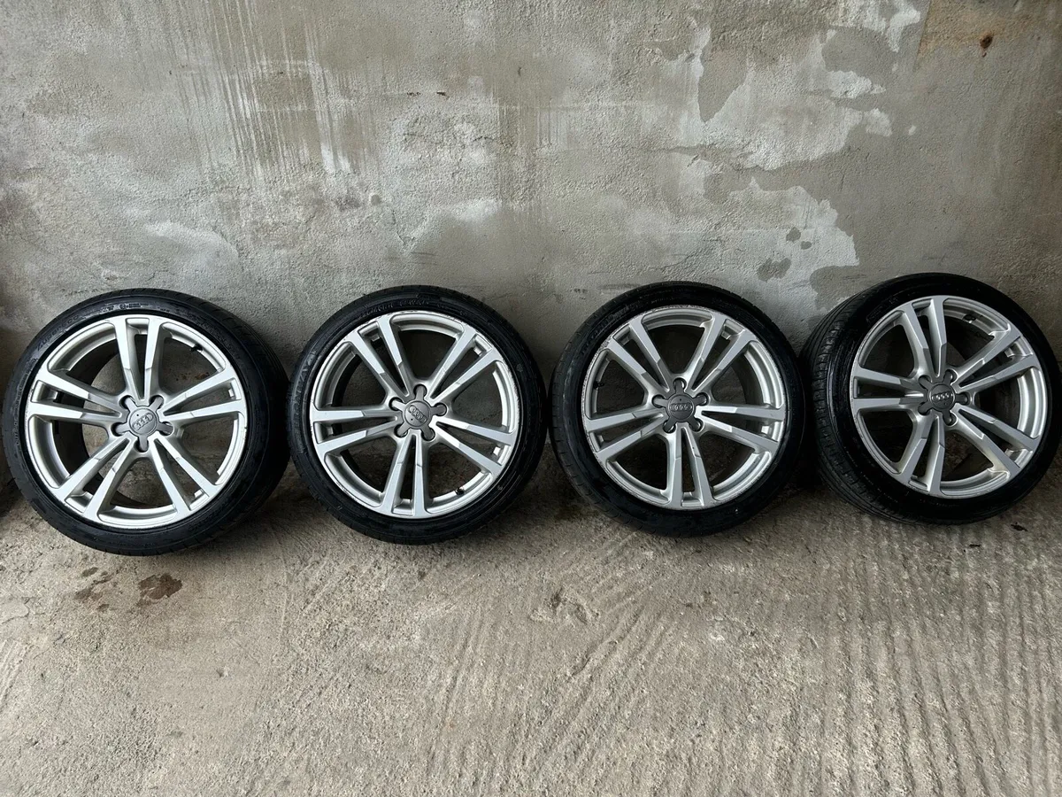 18” AUDI A3 S-LINE ALLOY WHEELS & TYRES - Image 2