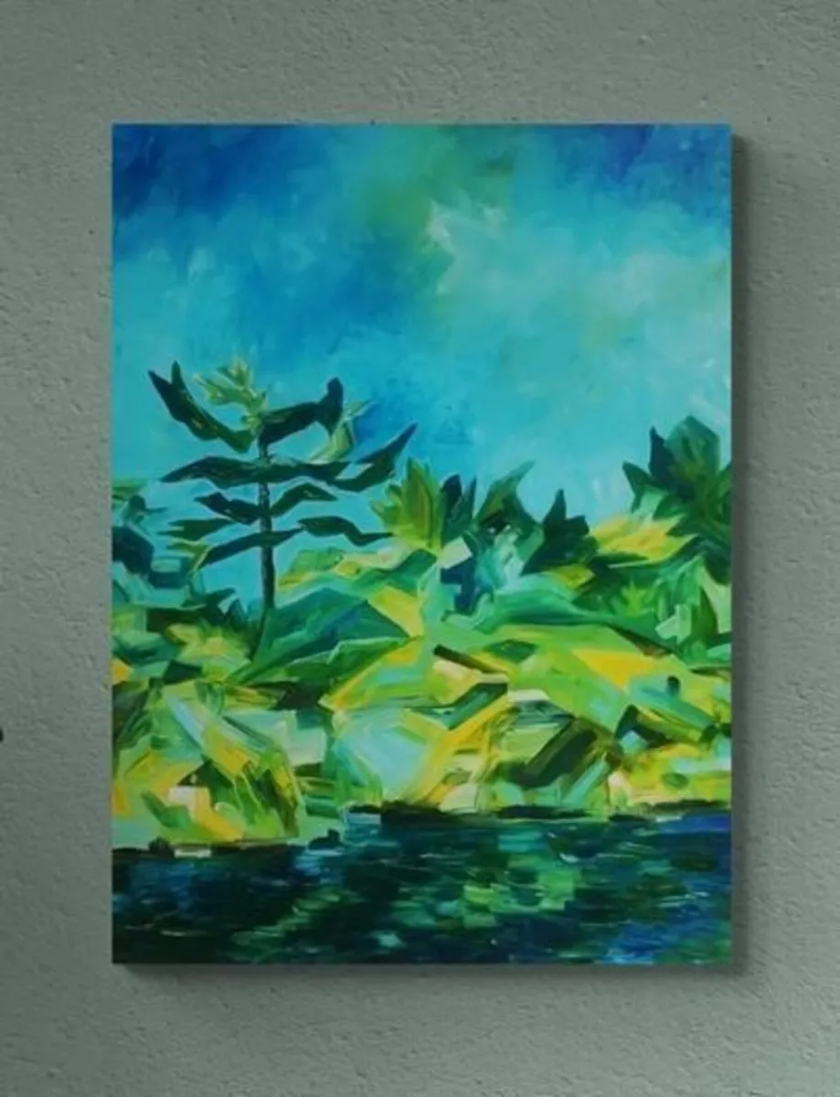 Original hand paint picture, acrylic painting - Image 1