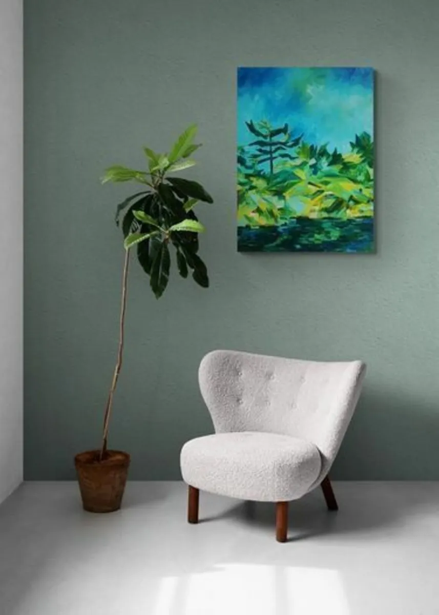 Original hand paint picture, acrylic painting - Image 2