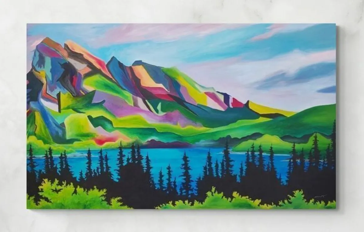 Original hand paint picture, painting by Strzala - Image 2