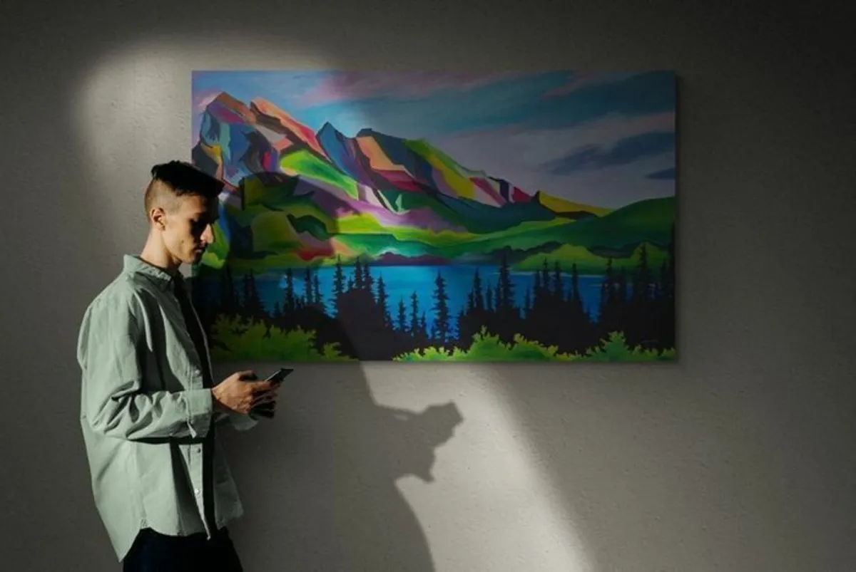 Original hand paint picture, painting by Strzala - Image 3