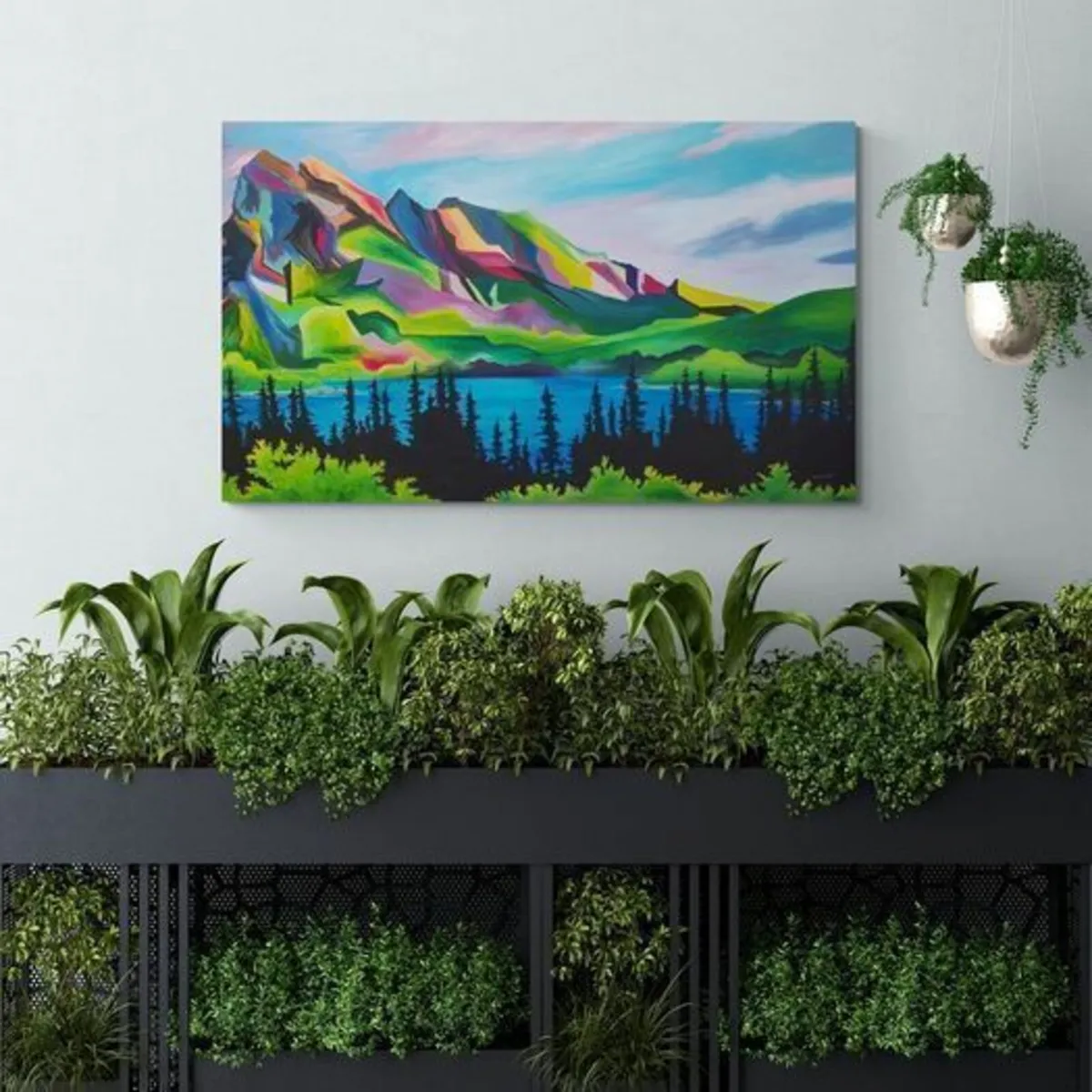 Original hand paint picture, painting by Strzala - Image 1