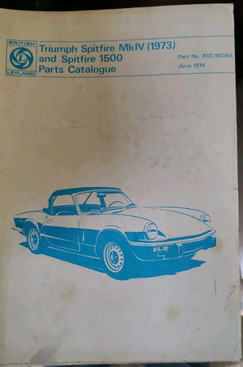 Vintage car manuals & parts books - Image 3