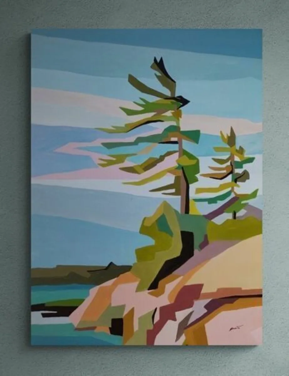 Original hand paint picture, painting by Strzala - Image 1