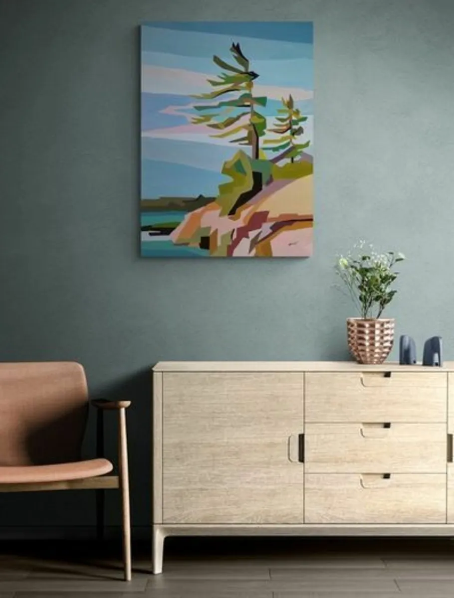 Original hand paint picture, painting by Strzala - Image 2
