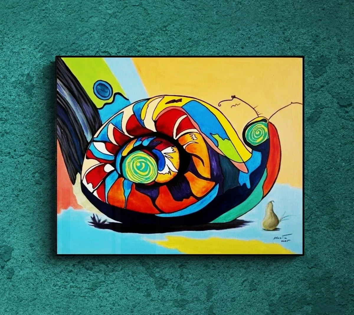 Original hand paint picture, by Strzala
