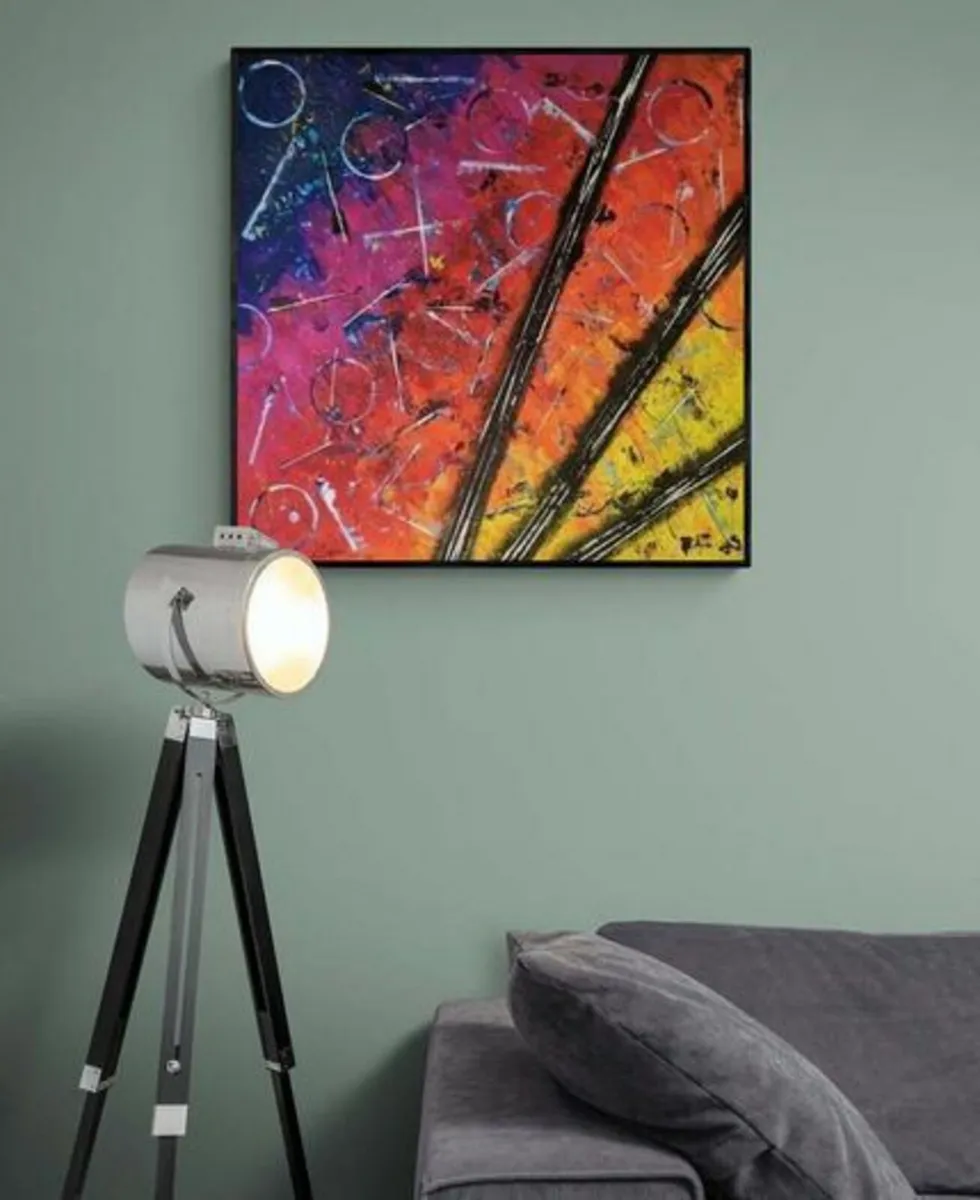 Hand paint picture, acrylic painting by Strzala - Image 2